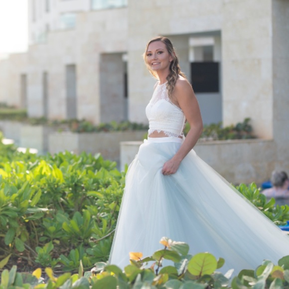 Lillian Wild skirt and top wedding set - Picture 4 of 11